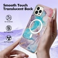 thumbnail image 2 of Cover for iPhone 13 Pro, Compatible with MagSafe Case,Slim Rubber Shockproof MagSafe Anti-Scratch Lightweight Back Case Cover, C, 2 of 7