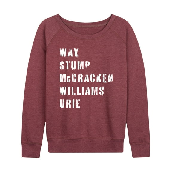 Instant Message - Emo Band List  - Women's Lightweight French Terry Long Sleeve Shirt