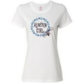thumbnail image 3 of Inktastic Alaska Girl Forget-Me-Not Flower Women's T-Shirt, 3 of 5