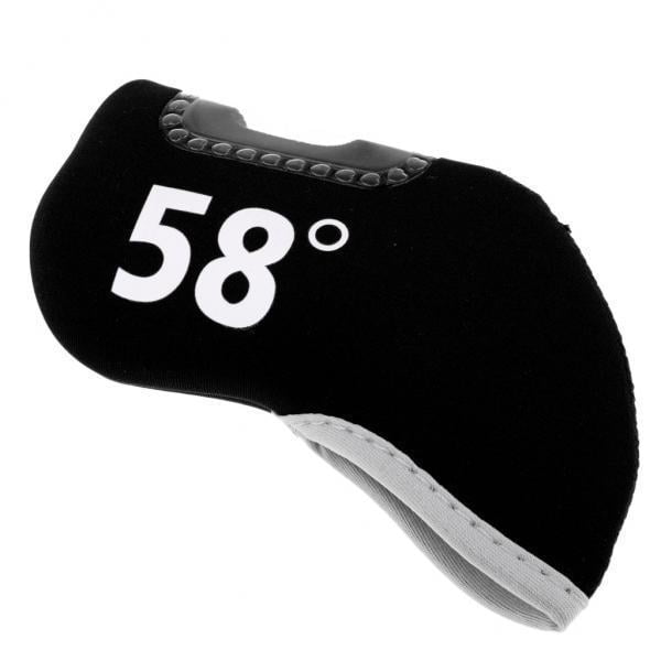 Cubiertas de golf Sunnimix neopreno negro 48 degree 50 degree 52 degree 54 degree 56 degree 58 degree 60 degree