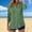 Tops-480Green, variant on Blouses for Women V Neck Three Quarter Sleeve Casual Dressy Loose Fit Button Down Pintuck Detail Solid Lightweight Flowy Spring Summer Tops Shirts
