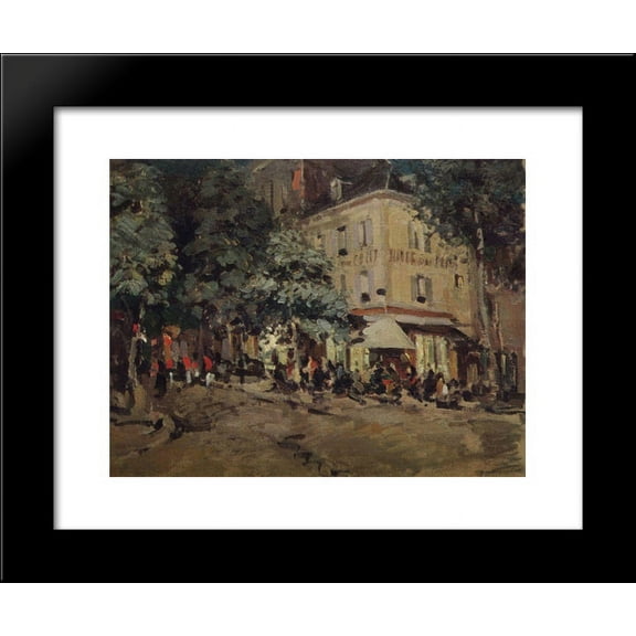 A Street in Vichy 20x24 Framed Art Print by Konstantin Korovin