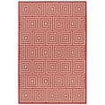 thumbnail image 2 of SAFAVIEH Linden Alvena Geometric Area Rug, Red/Cream, 4' x 6', 2 of 7