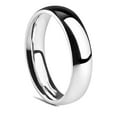 thumbnail image 2 of Matching His and Hers Wide 316L Steel Wedding Bands Ring Set for Him and Her (8/7), 2 of 4