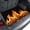 Orange, Black, Red, variant on Universal Car Trunk Mat 29"x39", Abstract Purple Flame Waterproof Cargo Liner, Non-Slip Durability Cargo Mat, Flickering Fire Pattern Black All Weather Rear Trunk Protector for Car SUV