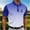 Blue, variant on Dolkfu Golf Polos&nbsp;for Men Blue Short Sleeve Collared Button Tops Polka Dot Geometric Refined Polos Blue,S