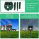 thumbnail image 5 of 2024 Repelente ultrasónico de animales Recargable por USB y solar Sensor de movimiento impermeable y repelente de luz de flash, 5 of 5