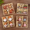 thumbnail image 4 of 12 piezas de gnomos navideños colgantes de madera hombrecito de jengibre Papá Noel adornos colgantes para árbol de Navidad regalos de Año Nuevo decoraciones navideñas, 4 of 5