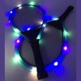 thumbnail image 4 of Family Entertainment Outdoor Night Light Training LED Badminton Racket Sets Sport New, 4 of 8