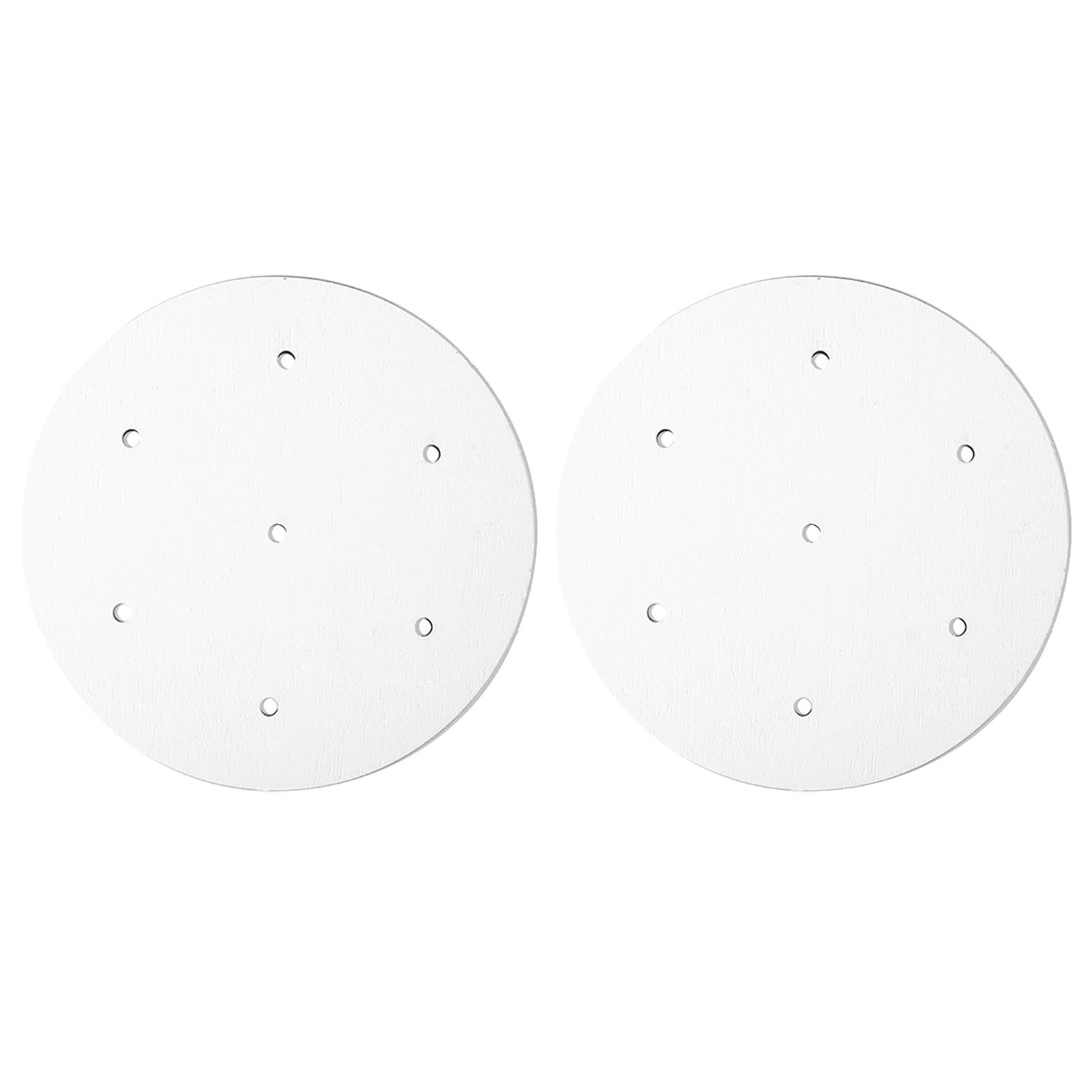 MEGAWHEELS Acrylic Lollipop Holder2Pcs Round Cake Pop Stand7 Hole