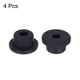 thumbnail image 3 of 1 Pulgadas DE 0,32 Pulgadas DI (26x8mm) Negro Goma Ojal, 4uds Sello Protección Cable Ojales Flexibles para Cable Tubería, 3 of 5