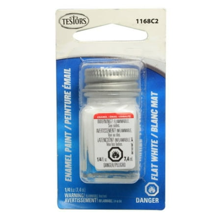UPC: 0075611116808 | Testors Enamel Paint .25 oz. Flat White