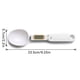 thumbnail image 3 of onlyliua Liquidación Báscula Electrónica de Cocina con Cuchara Ponderada G Cucharas Medidoras Báscula para Cucharas para Hornear, 3 of 7