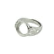 thumbnail image 1 of Bisel Redondo ajustable de Flores en blanco Sunnimix Latón de plata, 1 of 6