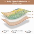 thumbnail image 5 of WOBOGO Blue Butterfly Baby Playmats Extra Large Waterproof Rollable Activity Pads for Toddlers 50×50inch, 5 of 7