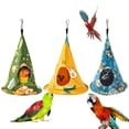 thumbnail image 2 of S Hamaca columpio para loros, cama colgante para mascotas, Reptiles, tienda para loros, diseño de hamaca, 2 of 5