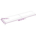 thumbnail image 2 of vidaXL Table Top Light Brown 180x40x(2-4) cm Treated Solid Wood Oak, 2 of 7
