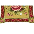 thumbnail image 3 of Abby Floral Bouquet Needlepoint Accent Pillow, 3 of 4