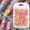 Color, variant on Press On Nails 24PCS, Colorful Flame Summer Fruit Pattern, Short Square Fake Nails, Glue On Nail Art Tips for Women, Easy to Use with Adhesive Backing