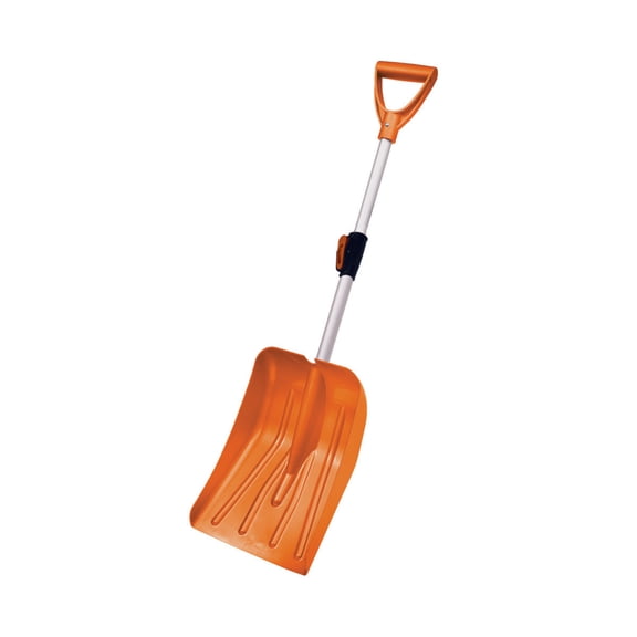 Bigfoot Collapsible Car Trunk Shovel - Lightweight Aluminum - Polyethylene Scoop