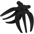 thumbnail image 2 of Miangastore Black Plastic Salad Fork for Eating Use with Comfortable Grip and Durable Design 2pcs, 2 of 9