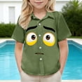 thumbnail image 6 of Piuwrlz 6 Years Boys Short polo Sleeve Toddler Funny Graphic Shirts Tops Pocket Pullover T Shirts Army Green Size 6 Years, 6 of 9
