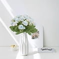 thumbnail image 6 of Yonrjhukm Faux Hydrangea Chrysanthemum Bouquet, Artificial Flower Arrangement for Home Decor, Wedding Reception Centerpiece, Living Room Decoration, Hotel Table Arrangement, 6 of 6