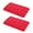 Red, variant on Masteelf 2 Pcs 47x30cm PVC Flocking Inflatable Pillow Multifunctional Nap Pillow Waist Cushion for Outdoor Travel Camping (Red)