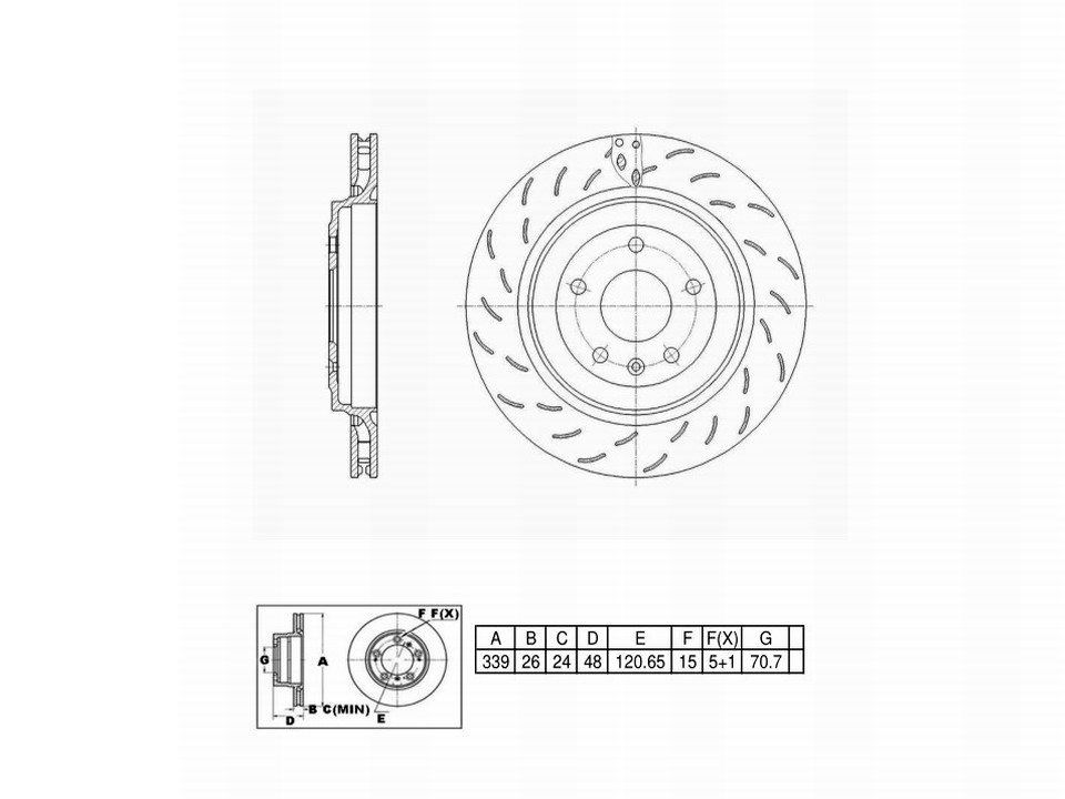 Winstop Brake Rotor, Rear WS252290, Chevrolet Corvette 2019-2015