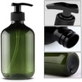 thumbnail image 1 of 4PCS Dark Brown Pump Bottle, Shampoo Bottles With Pump For Shampoo Conditioner, Shampoo Lotion Body Wash 500ml, 1 of 8