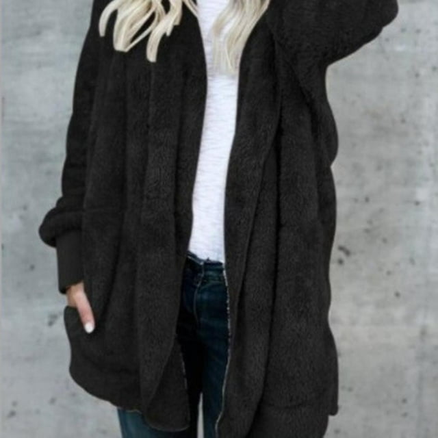 Women Thermal Wool Jacket Style Anti-fur Coat Commuter Clothes For Winter