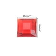 thumbnail image 2 of Unique Bargains Acrylic Flat Back Rhinestones Square Artificial Gemstone for Crafts Face Painting Jewelry Making Red, 2 of 5
