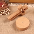 thumbnail image 3 of Colgante de madera maciza decoración cruz decoración productos de madera creativos colgante de madera creativo (cruz de base redonda de haya), 3 of 8