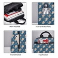 thumbnail image 3 of Xecao Astronaut Corgi Dog print Backpack For women men Aesthetic Lightweight Travel Daypack Simple Cute Backpack For Bookbag, 3 of 5