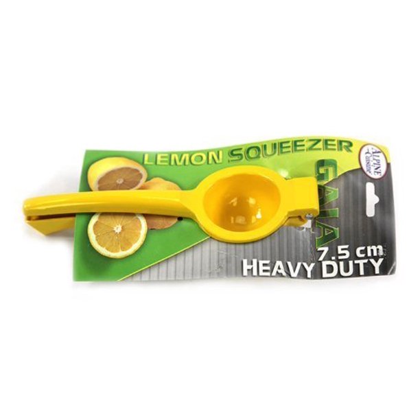 Lemon Squeezer, Heavy Duty, Yellow, 7.5 Cm / 3 Inches