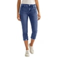 thumbnail image 3 of Women's High Waisted Ripped Skinny Jeans Stretchy Denim with Pockets Cropped, 3 of 9