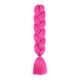 thumbnail image 1 of XmhyTop-A Extensiones de cabello trenzado ombré de 60 cm, 3 piezas de cabello trenzado sintético de color sólido para peinados diarios y de fiesta, rosa y rojo, 1 of 5