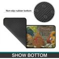 thumbnail image 6 of Rooster Kitchen Rug 2 Piece Set, Farmhouse Chicken Kitchen Mat, Home Decor Kitchen Sink Rugs and Mats Non Skid Washable Absorbent Microfiber Kitchen Floor Carpet 17" x 47"+17" x 30", 6 of 6