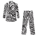 thumbnail image 2 of Whosucclay Zebra Kids Formal Outfit, Polyester Fabric Boys Suit for Wedding Photograph Graduation, One Button Elastic Waist Elastic Waistband, 2 of 10
