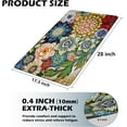 thumbnail image 2 of Floral Kitchen Rug Mat for Floor Boho Cushioned Anti-Fatigue Mat Non-Slip Standing Desk Waterproof Comfort Floor Mat for Sink, Office, Laundry, 15.7x47.2 Inch, 2 of 7