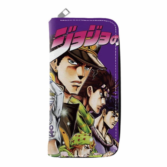 Cartera con personajes de anime JoJo's Bizarre Adventures