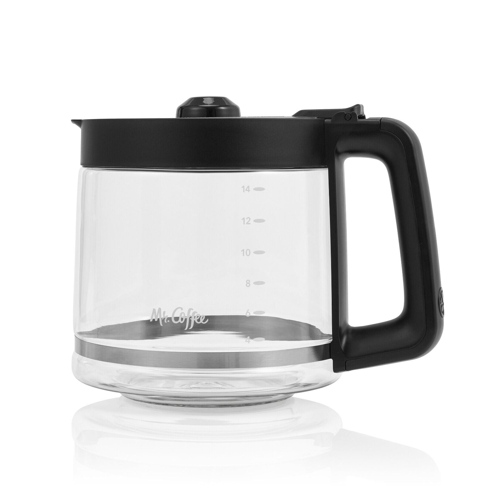 Mr. Coffee 12 Cup Color Coded Carafe with Easy Pour Spout and Glass Maker Walmart