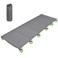thumbnail image 1 of GLFILL Lit Pliant Ultraléger avec Mâtx de Support Haute Résistance et Tissu Oxford Résistant Idéal pour le Camping et la Randonnée Vert, 1 of 8