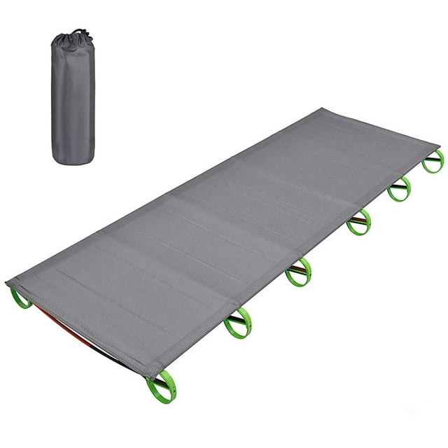 GLFILL Lit Pliant Ultraléger avec Mâtx de Support Haute Résistance et Tissu Oxford Résistant Idéal pour le Camping et la Randonnée Vert