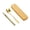 B, variant on Wofarmy Pure Titanium Dining Set Spoon Fork Chopsticks for Backpacking Camping Use A F