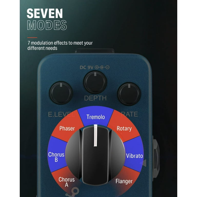 ドナー モッドスクエアII モジュレーション Amazon.com: Donner Modulation Pedal - Mod Square Ⅱ for