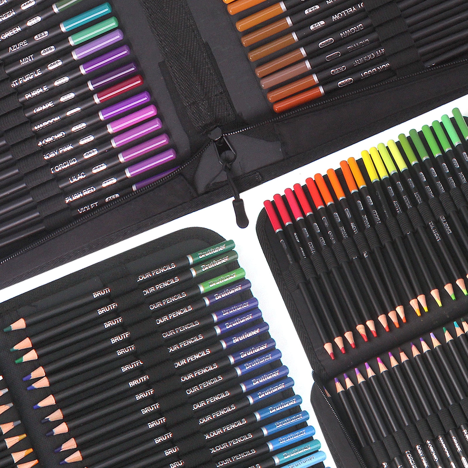 Gunsamg Colored Pencils Set with Zipper Bag, 120 Count, Idea for Kids Coloring Books, for Adult Drawing, Artists Sketching, back to school Supplies, Gifts