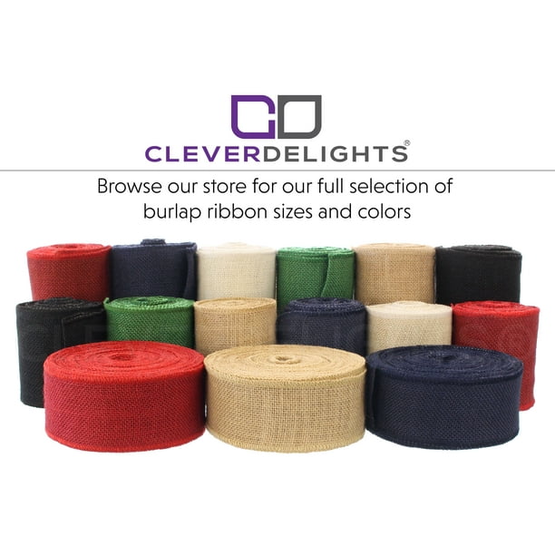 6 burlap ribbon hotsell