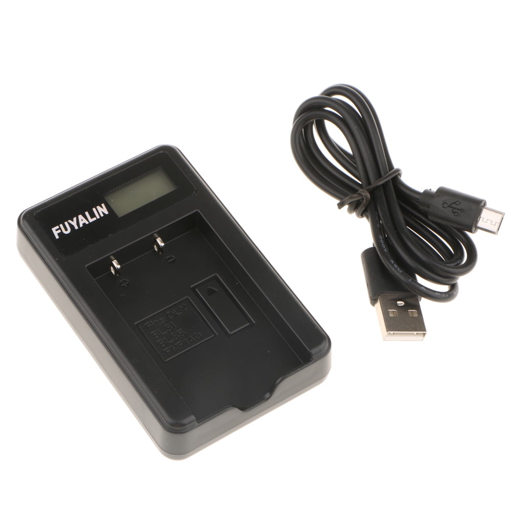 LCD BLS1 Slim Camera Battery USB Charger Charging Port For EPL7