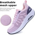 thumbnail image 6 of JOYFON Arch Support Womens Walking Shoes Orthotic Athletic Sneakers for Plantar Fasciitis Foot Pain Relief Tennis Shoes PinkPurple Size 8.5, 6 of 7